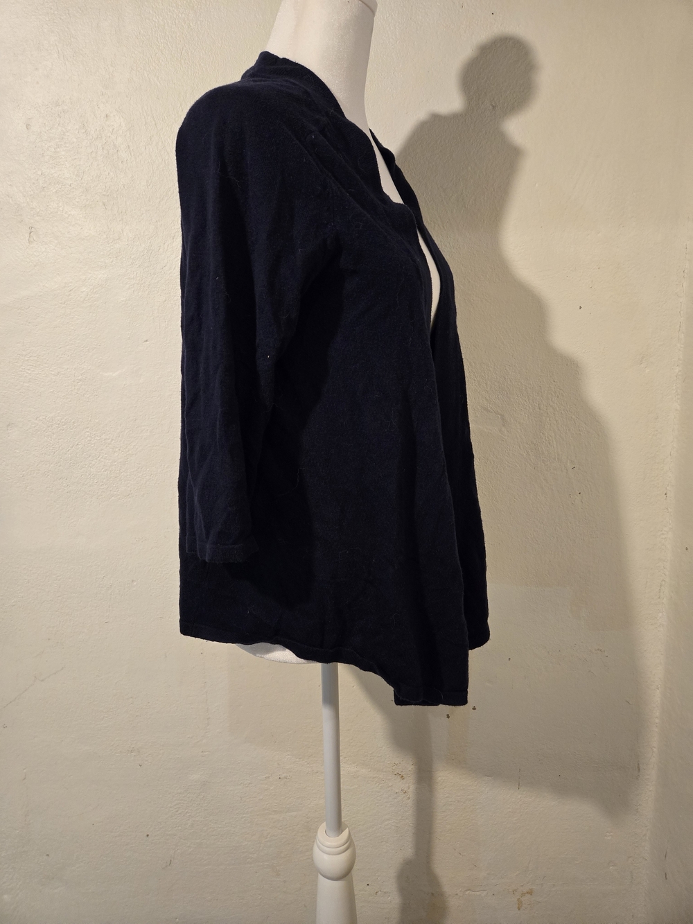 New York & Company Open-Front Navy Cardigan - Picture 2 of 6